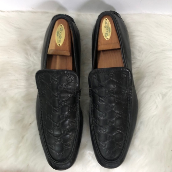 Gucci Authentic Men\'s Black Dress Shoes Size 11.5 (FS56D) main image 7